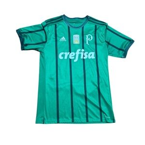 Adidas Palmeiras Brazil Soccer Jersey Cuca #8 Men’s small Green Crefisa